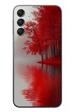Samsung Galaxy A24 Uyumlu Sonbahar Gölü Baskılı Silikon Kılıf