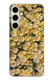 Samsung Galaxy S24 FE Uyumlu Papatya Bahçesi Sulu Boya Baskılı Silikon Kılıf
