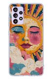 Samsung Galaxy A32 Uyumlu Efsunlu Güneş Baskılı Silikon Kılıf