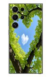 Samsung Galaxy S24 Ultra Uyumlu Kalpli Ağaç Baskılı Silikon Kılıf