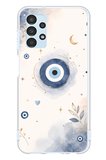 Samsung Galaxy A13 Uyumlu Şans Getiren Nazar Tasarımı Baskılı Silikon Kılıf
