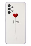Samsung Galaxy A32 Uyumlu Love Aşk Baskılı Silikon Kılıf