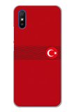 Redmi 9A Uyumlu Türk Milli Takım Izgara Desenli Forma Baskılı Silikon Kılıf