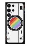Samsung Galaxy S24 Ultra Uyumlu Gökkuşaklı Makine Baskılı Silikon Kılıf