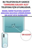 Samsung Galaxy A23 Uyumlu Yıldızlı Ayçiçekleri Baskılı Silikon Kılıf