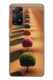 Redmi Note 11 Pro 4G Uyumlu Sıralı Renkli Ağaçlar Baskılı Silikon Kılıf