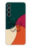 Samsung Galaxy S23 Fe Uyumlu Modern Yonca Renkleri Baskılı Silikon Kılıf