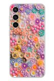 Samsung Galaxy S23 Fe Uyumlu Çiçek Bükleleri Baskılı Silikon Kılıf