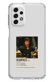 Samsung Galaxy A73 Uyumlu Scarface Mini Poster Tasarımlı Baskılı Silikon Kılıf