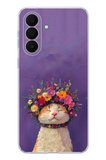 Samsung Galaxy A27 Uyumlu Frida Catlo kedi Baskılı Silikon Kılıf