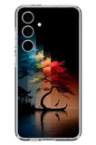 Samsung Galaxy S24 FE Uyumlu Dört Mevsim Ağaç Baskılı Silikon Kılıf