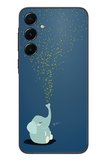 Samsung Galaxy A55 Uyumlu Uyuyan Fil Baskılı Silikon Kılıf
