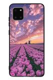 Samsung Galaxy Note 10 Lite Uyumlu Lale Bahçesi Baskılı Silikon Kılıf
