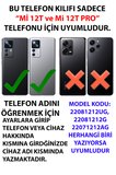 Xiaomi Mi 12T-12T PRO Uyumlu Gece Yarısı Kedi Tasarımlı Baskılı Silikon Kılıf