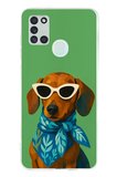 Samsung Galaxy A21S Uyumlu Cool Dachshund Köpek Baskılı Silikon Kılıf