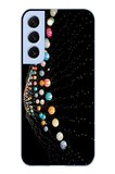 Samsung Galaxy S22 Uyumlu Gezegenlerin Dansı Baskılı Silikon Kılıf