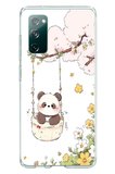 Samsung Galaxy S20 FE Uyumlu Sallanan Panda Baskılı Silikon Kılıf