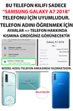 Samsung Galaxy A7 2018 Uyumlu Atanın İzi İmza Baskılı Silikon Kılıf