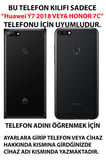 Huawei Y7 2018 - Honor 7C Uyumlu Hallowen Cadılar Astroloji Baskılı Silikon Kılıf