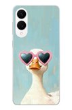 Samsung Galaxy S25 Edge Uyumlu Yağlı Boya Pop-Art Ördek Baskılı Silikon Kılıf