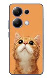 Poco X7 Pro Uyumlu Masum Kedi Baskılı Silikon Kılıf