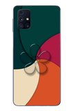 Samsung Galaxy M31s Uyumlu Modern Yonca Renkleri Baskılı Silikon Kılıf