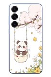Samsung Galaxy S25 Plus Uyumlu Sallanan Panda Baskılı Silikon Kılıf