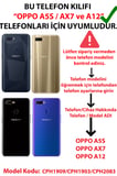 Oppo A5S-AX7-A12 Uyumlu Şaha Kalkmış At Detaylı Atatürk  Baskılı Silikon Kılıf