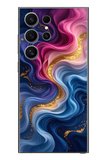 Samsung Galaxy S24 Ultra Uyumlu Renk Katranı Baskılı Silikon Kılıf