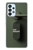 Samsung Galaxy A53 Uyumlu Not Disturb Baskılı Silikon Kılıf