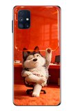 Samsung Galaxy M51 Uyumlu Keyifli Köpek Baskılı Silikon Kılıf