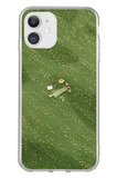 iPhone 11 Uyumlu Zamanı Durduran Yeşil Papatya Düşleri Baskılı Silikon Kılıf