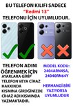 Redmi 13 Uyumlu Atatürk Portre Kolaj Baskılı Silikon Kılıf
