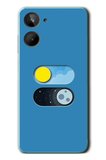 Realme 10 4G Uyumlu Gece Gündüz Geçiş Baskılı Silikon Kılıf