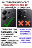 Redmi Note 13 PRO 4G Uyumlu Türk Milli Takım Izgara Desenli Forma Baskılı Silikon Kılıf
