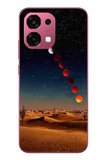 Oppo A6 PRO
 Uyumlu Ayın Geçişi Baskılı Silikon Kılıf