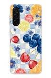 Samsung Galaxy A26 Uyumlu Sulu Boya Meyve ve Çiçek Desenli Baskılı Silikon Kılıf