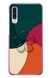 Samsung Galaxy A50 Uyumlu Modern Yonca Renkleri Baskılı Silikon Kılıf
