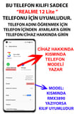 Realme 12 Lite Uyumlu Galata Kulesi ve Deniz Manzaralı Baskılı Silikon Kılıf
