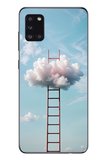 Samsung Galaxy A31 Uyumlu Buluta Çıkan Merdiven Baskılı Silikon Kılıf