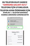 Samsung Galaxy A21S Uyumlu Şans Getiren Nazar Tasarımı Baskılı Silikon Kılıf