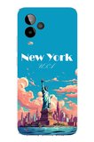 General Mobile GM 24 PRO Uyumlu Özgürlük Heykeli New York Baskılı Silikon Kılıf