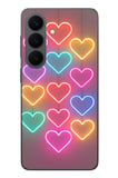 Samsung Galaxy S26 Uyumlu Neon Kalpler Baskılı Silikon Kılıf
