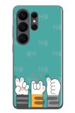 Samsung Galaxy S26 Ultra Uyumlu Kedi Patileri Baskılı Silikon Kılıf