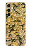 Samsung Galaxy S23 FE Uyumlu Papatya Bahçesi Sulu Boya Baskılı Silikon Kılıf
