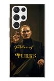 Samsung Galaxy S22 Ultra Uyumlu Atatürk Father of the Turks Baskılı Silikon Kılıf
