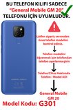 General Mobile GM 20 Uyumlu Sulu Boya Meyve ve Çiçek Desenli Baskılı Silikon Kılıf
