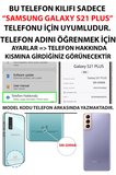 Samsung Galaxy S21 PLUS Uyumlu Türk Milli Takım Izgara Desenli Forma Baskılı Silikon Kılıf