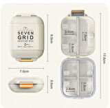 7 günlük ilaç saklama hatırlatma kutusu taşınabilir ilaç kutusu 7 bölmeli ilaç organizer