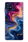 Samsung Galaxy M51 Uyumlu Renk Katranı Baskılı Silikon Kılıf